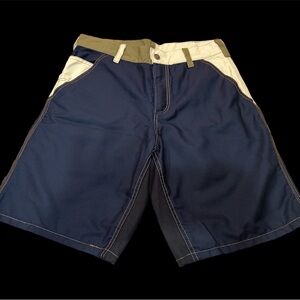 Custom reworked Carhartt WIP denim shorts